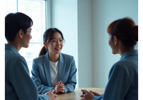 선생님과 1대1로 보컬 코칭을 받는 학생